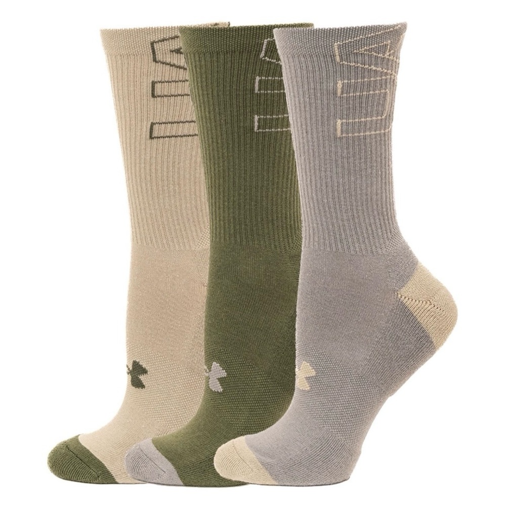 Under Armor Men's 3-Pack Phenom Crew Socks